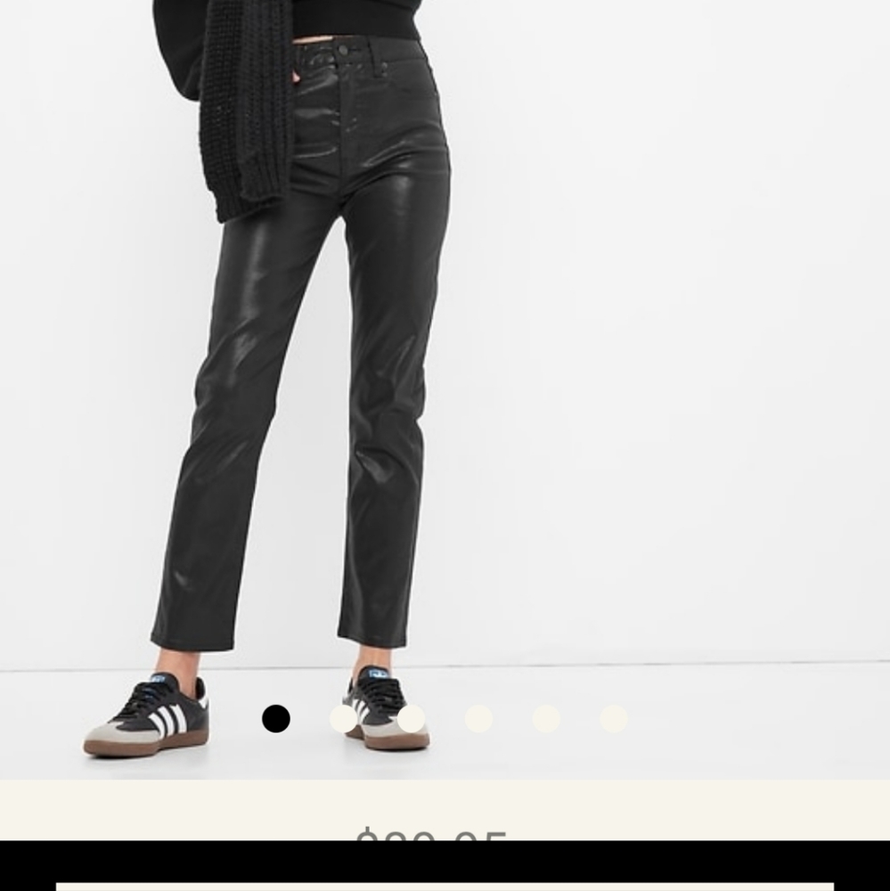 Gap 32 sky high foil jeans